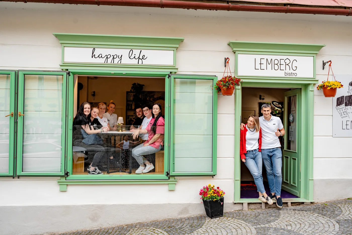 LEMBERG bistro — priečelie prevádzky v Banskej Štiavnici